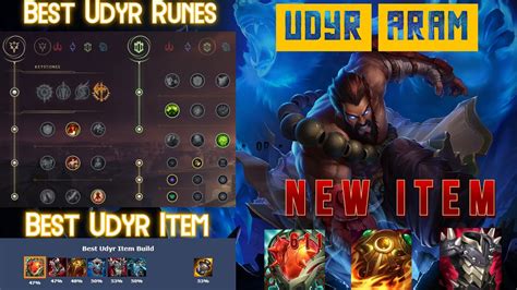 Udyr ARAM Build